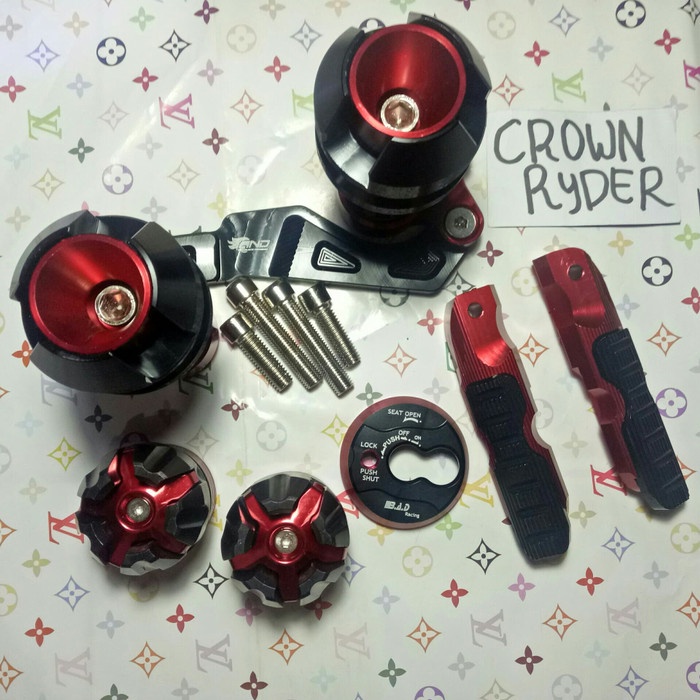 Paket Variasi Nmax Murah 4 item Jalu Knalpot Nmax Full CNC