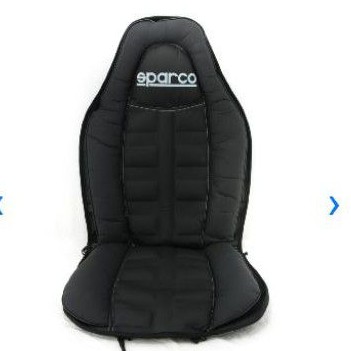 Sparco Alas Jok Mobil Sporty - Hitam