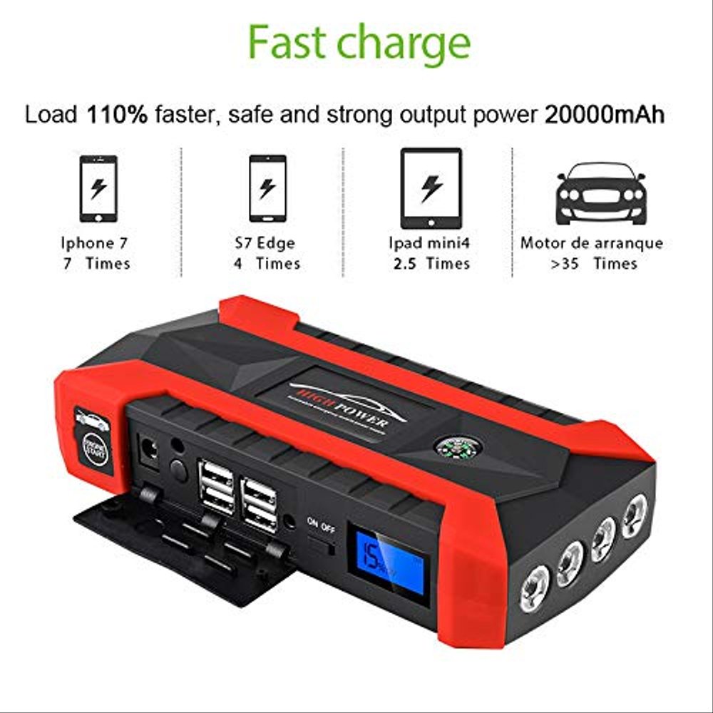 Jump Starter mobil Jumper Aki Mobil Powerbank accu