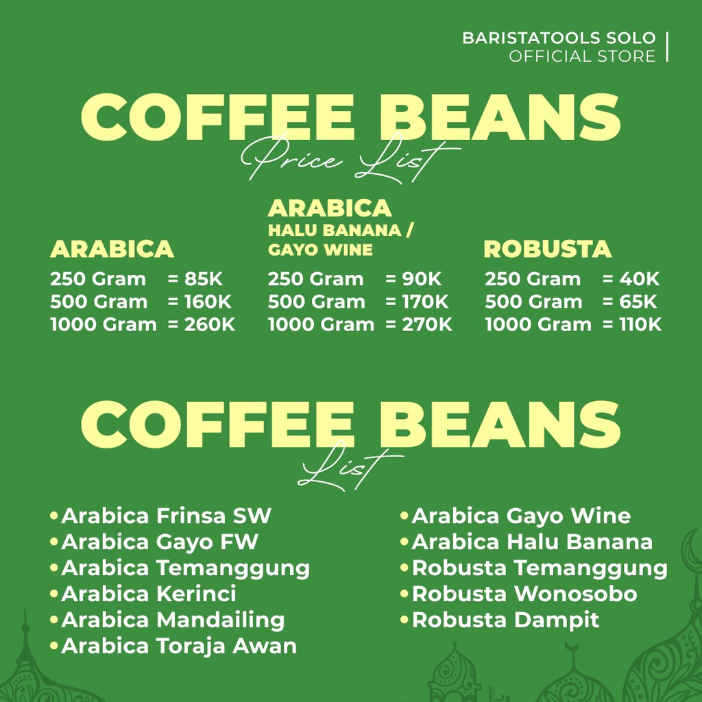 

ROBUSTA GAYO 500GRAM