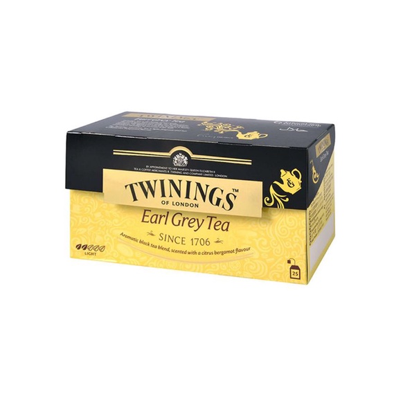 

TWININGS GREEN TEA EARL GREY 25'S