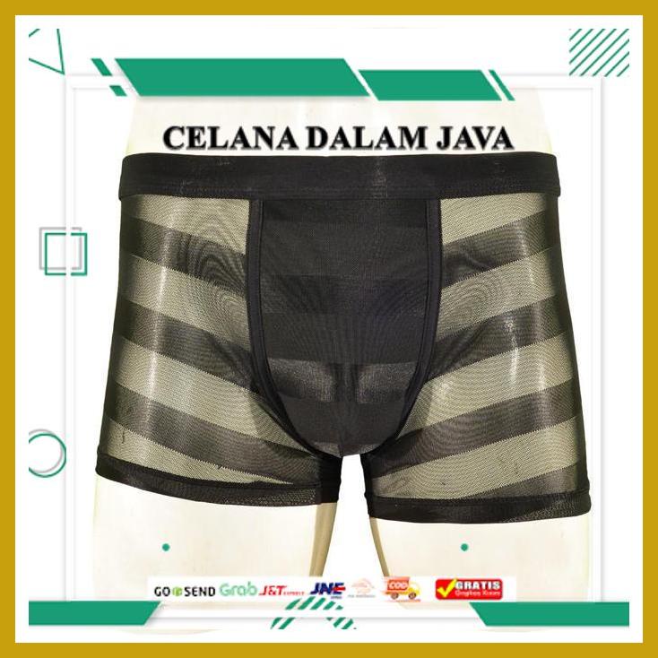 CELANA BOXER PRIA TRANSPARAN P325 - UNDERWEAR SEXY PRIA - 1 PCS KUALITAS TINGGI 