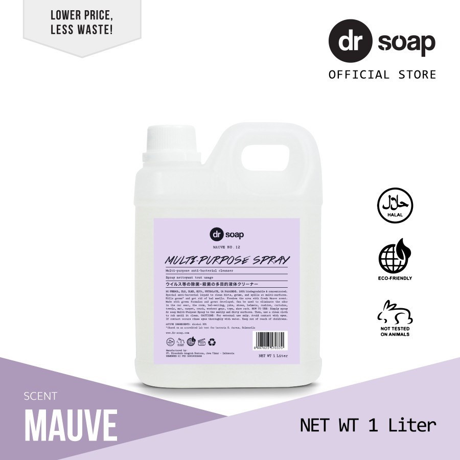 dr soap Multi Purpose Spray 1L Pembersih Multifungsi 1Liter