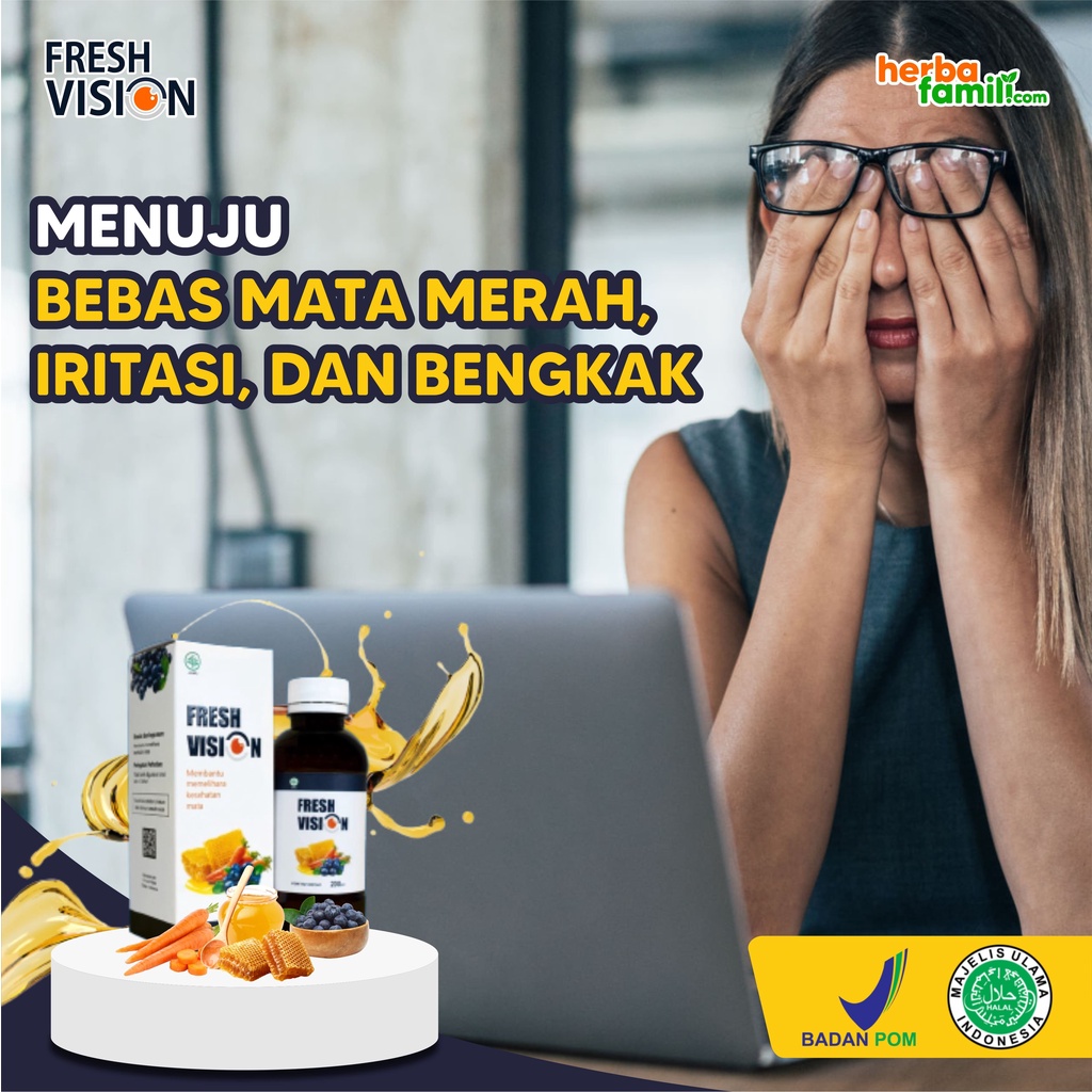 Jual Fresh Vision Original - Multivitamin Madu Ampuh Atasi Masalah Mata ...