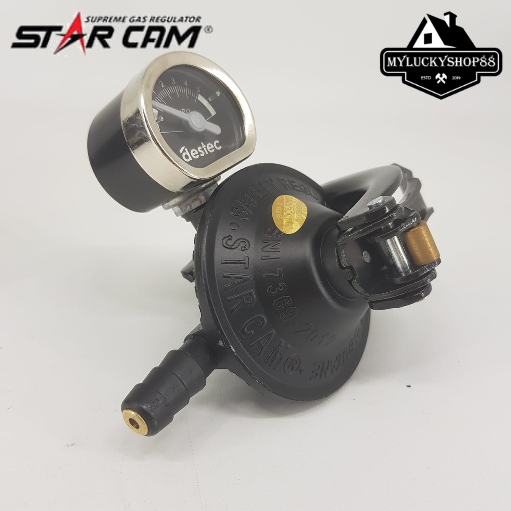 Regulator Gas Star Cam SC-23M SC-T12RM Tekanan Rendah Meter Starcam SC23M SCT12RM