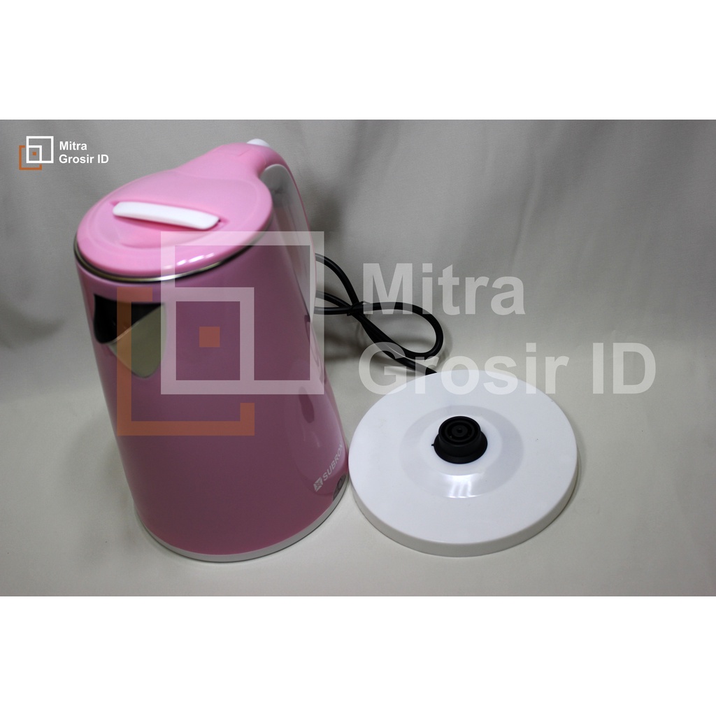 TEKO LISTRIK SUBRON PINK 2,3 LITER PEMANAS AIR ELECTRIC