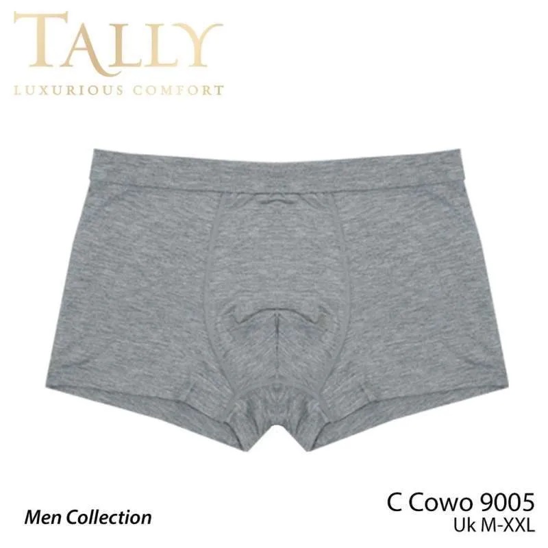 TALLY | Celana Boxer Pria/Cowo Katun Fit to M - XXXL Cd Pria Dewasa Motif Polos 9005