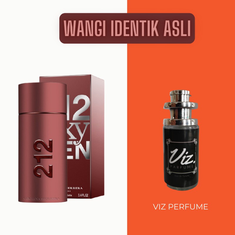Wangi 99% Mirip ORI | VIZ Perfume CH 212 Sexy Men - inspired | BEST SELLER | Parfum Laki-laki