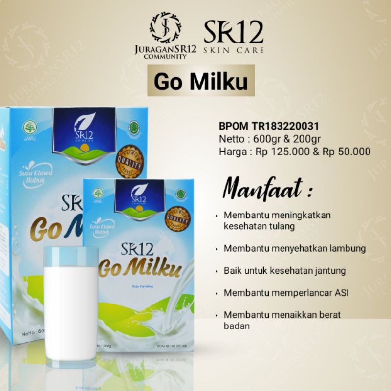 

TERLARIS / GOMILKU SR12 / SUSU ETAWA PREMIUM