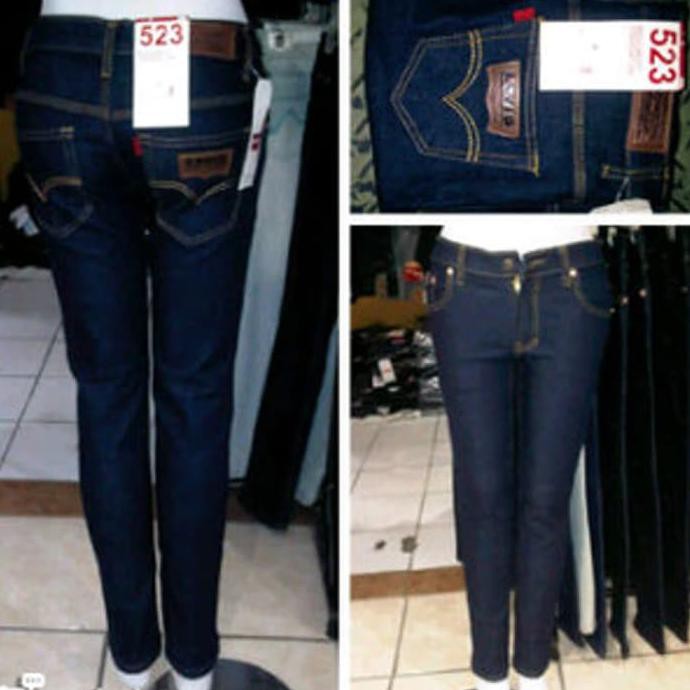 CELANA LEVIS CEWE / CELANA JEANS WANITA / CELANA LEVIS HITAM WANITA - Navy, 28 "HARGA PROMO"
