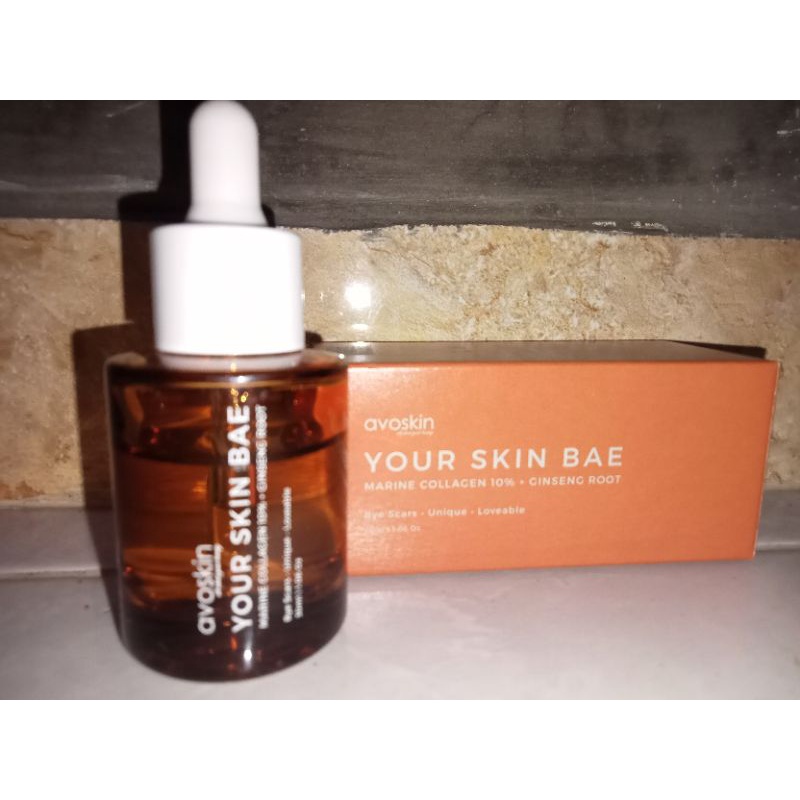 Preloved avoskin marine collagen 10% + ginseng root