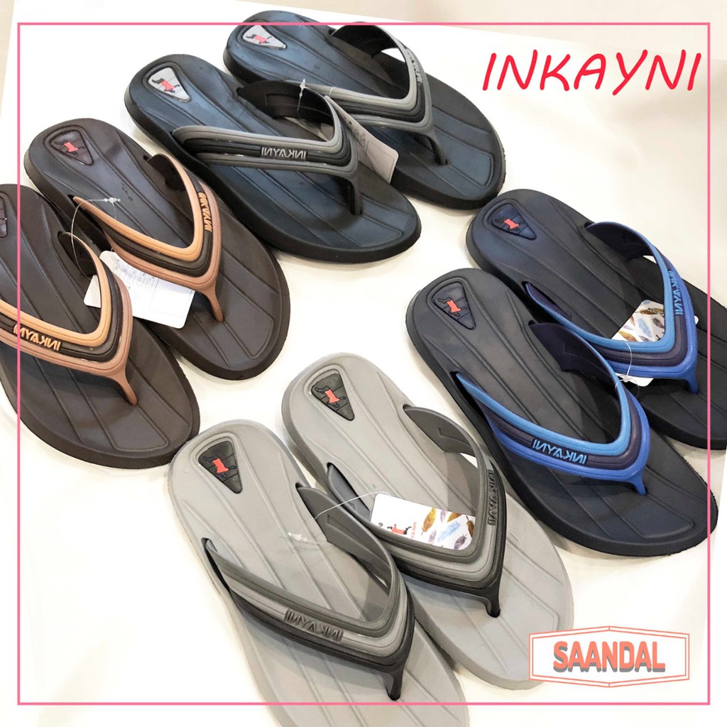 Sandal Jepit Karet Pria Inkayni YK6008 (BISA SATUAN)