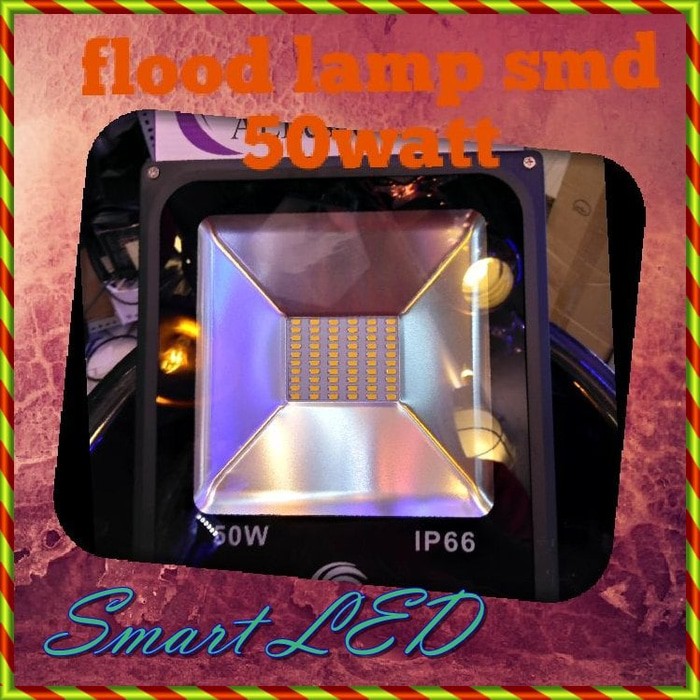Lampu Outdoor Sorot LED Taman RGB Remote 50watt 50 Watt 50w