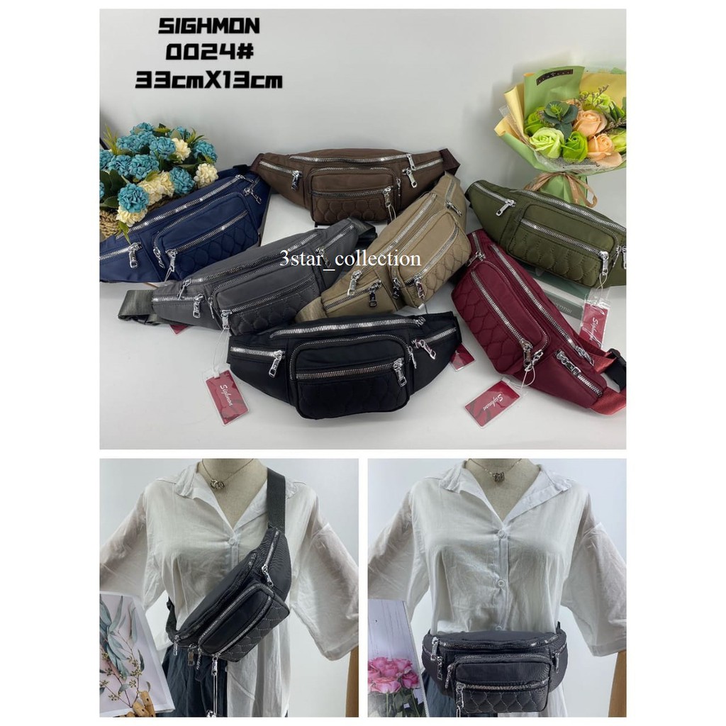 Tas Pinggang Import / Tas Pinggang Sighmon / Waist Bag Sighmon / Waist Bag Import PBS0024#