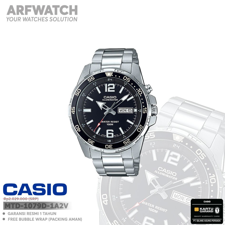 Casio General MTD-1079D-1A2V / -1A3V Original