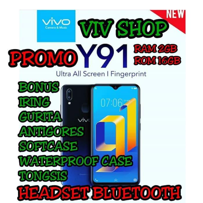 [33] VIVO Y91 RAM 2/16 GARANSI RESMI VIVO INDONESIA - Ocean Blue Handphone / Phone / HP