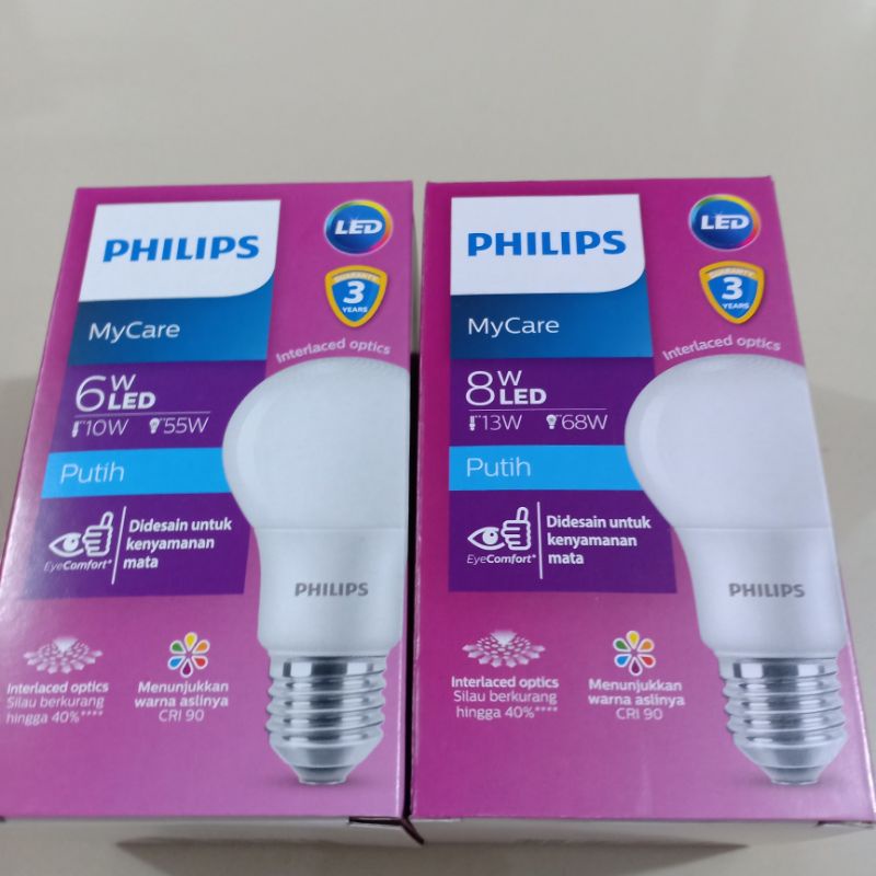 LED PHILIPS 3,4,6,8,10,12,14,5,19Watt. 100% ORIGINAL