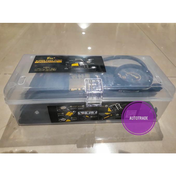 Pompa Ban Angin Kaki Injak Silinder Tabung Ganda Feet Pump Krisbow