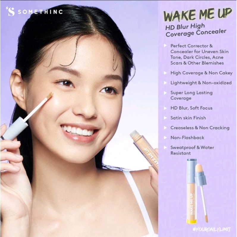 SOMETHINC WAKE ME UP HD Blur High Coverage Concealer