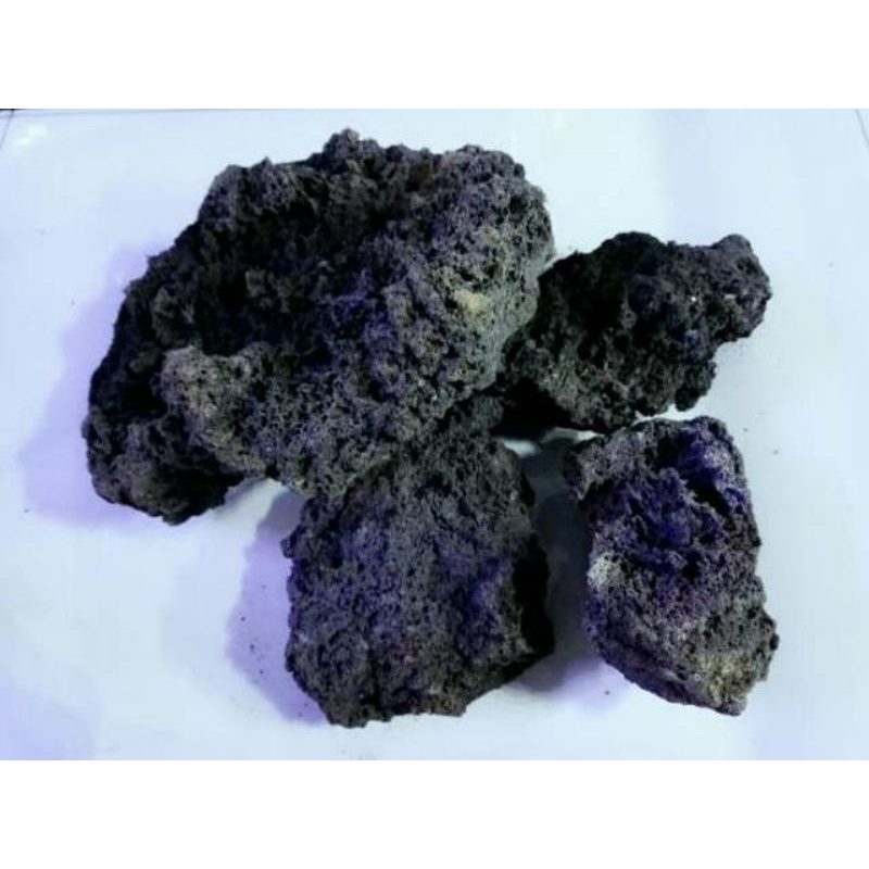 batu lava rock hitam