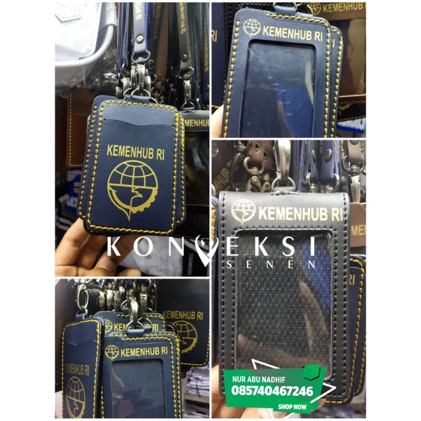 DOMPET KULIT ID CARD KEMENHUB RI