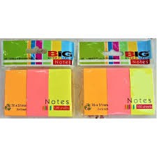 

STICKY NOTE BIG / MEMO TEMPEL 76X51 3 WARNA