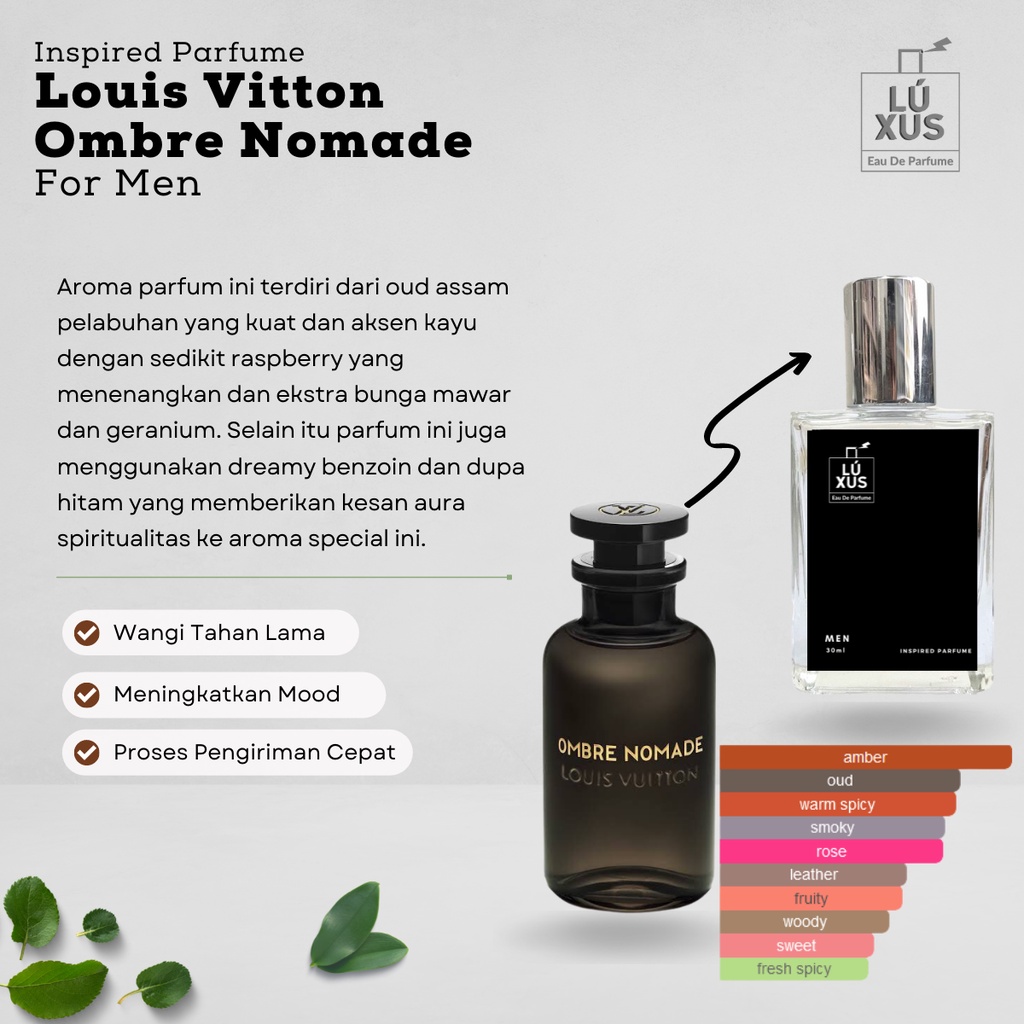 PARFUM LV OMBRE NOMADE AROMA TAHAN LAMA MINYAK WANGI UNISEX PARFUM WANITA  PRIA, PARFUME FARFUM PERFUME