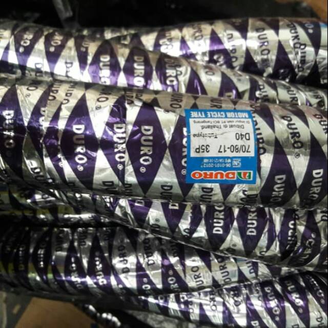 Ban luar merk duro ..ukuran 60.80.ring 17 ..made in thailand