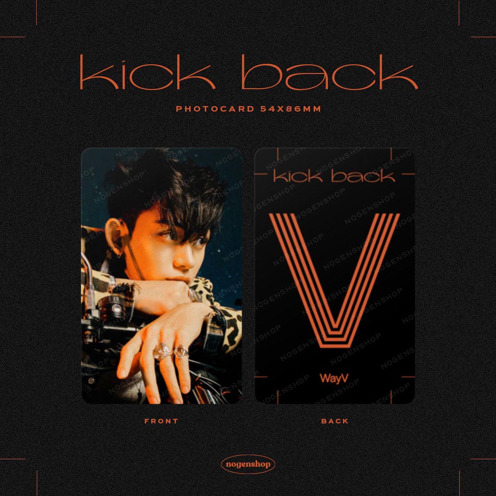 PHOTOCARD WAYV KICK BACK