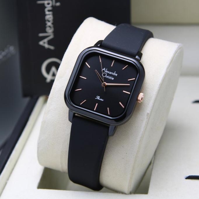 ALEXANDRE CHRISTIE AC 2964 FULL BLACK WANITA RUBBER. ORIGINAL DISKON