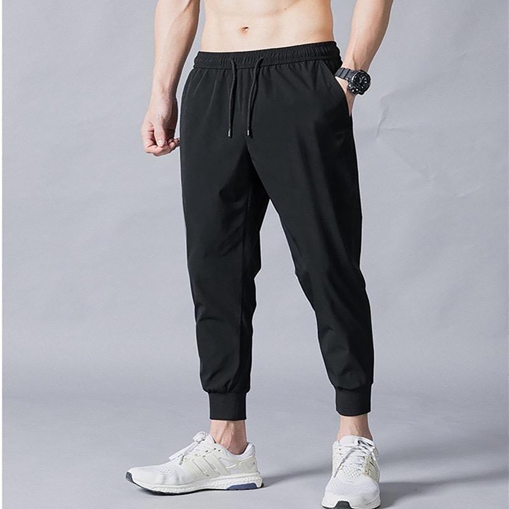 Celana Jogger Pria Panjang Casual Sporty Jogger Pants Polos