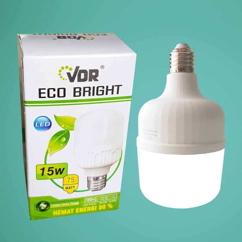 Lampu LED VDR 15 Watt Eco Bright Cahaya Putih BOHLAM LED SNI