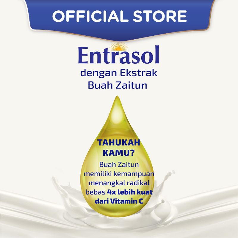 ENTRASOL GOLD COKLAT 175 G | Tinggi Kalsium Dengan Ekstrak Buah Zaitun