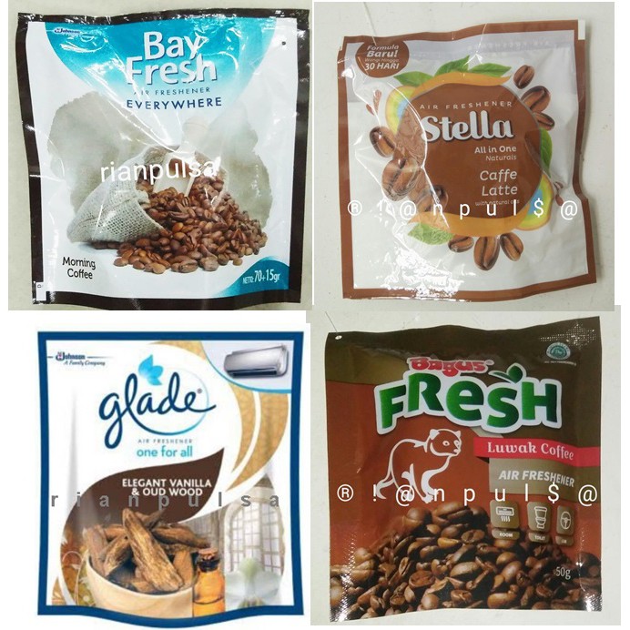 Bay Fresh Kopi Everywhere BayFresh Air Freshener coffee latte Pewangi