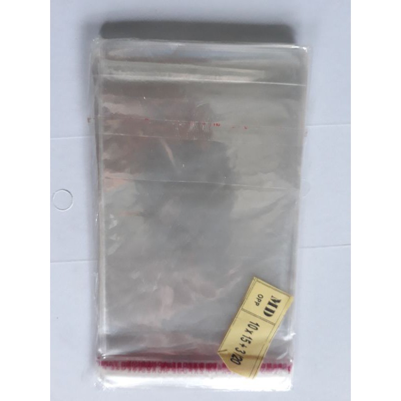 

Plastik OPP Seal Ukuran 10 x15 100 Lembar / Plastik OPP Lem Ukuran 10 x15