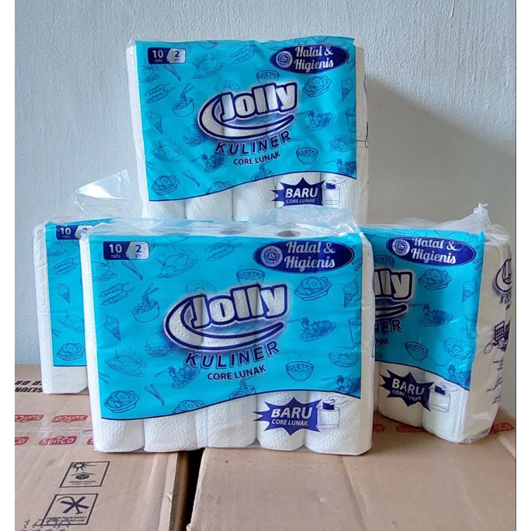 Tisu Jolly Kuliner/Jolly 200-250 Sheets/Tisu Jolly Coreless/Tisu Jolly Pop Up