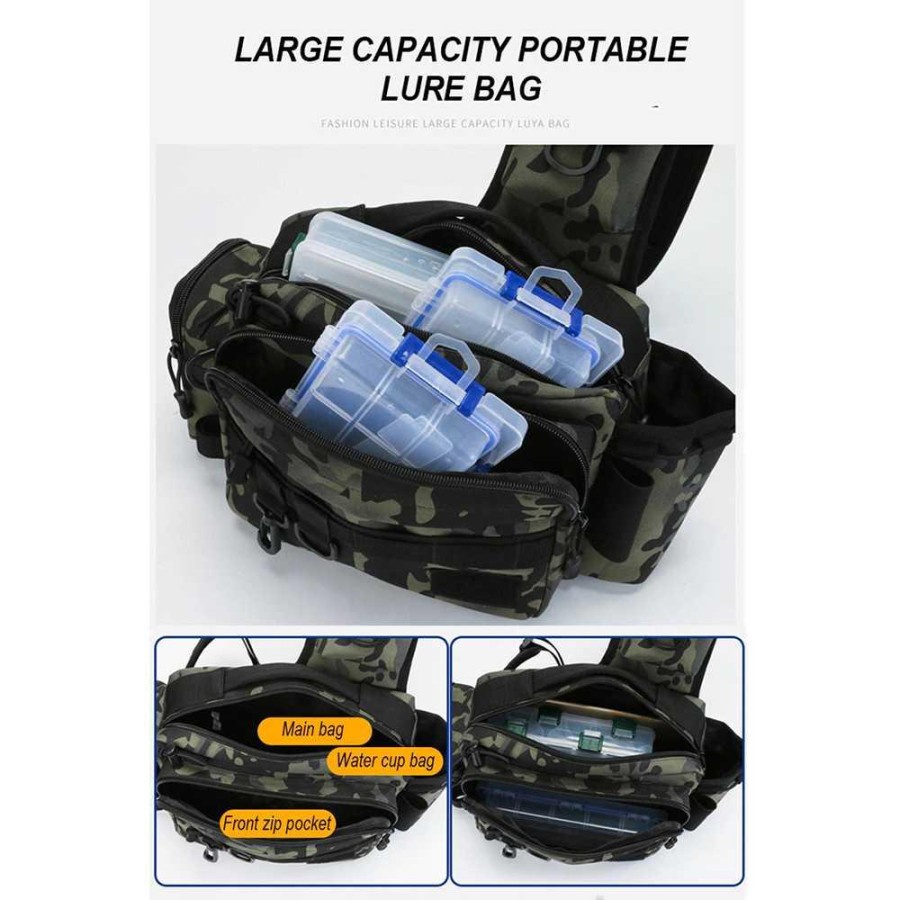 Multifunctional Fishing Bag Tas Mancing Serbaguna - X232G