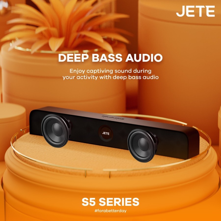 JETE BLUETOOTH SPEAKER - JETE S5 - SPEAKER WIRELESS - BLUETOOTH ORI