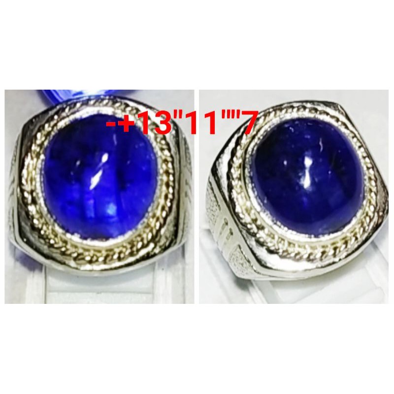 natural batu permata blue safir afrika
