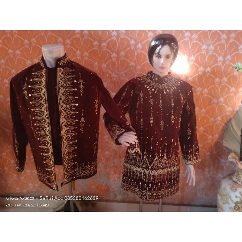 Baju pengantin Bordir