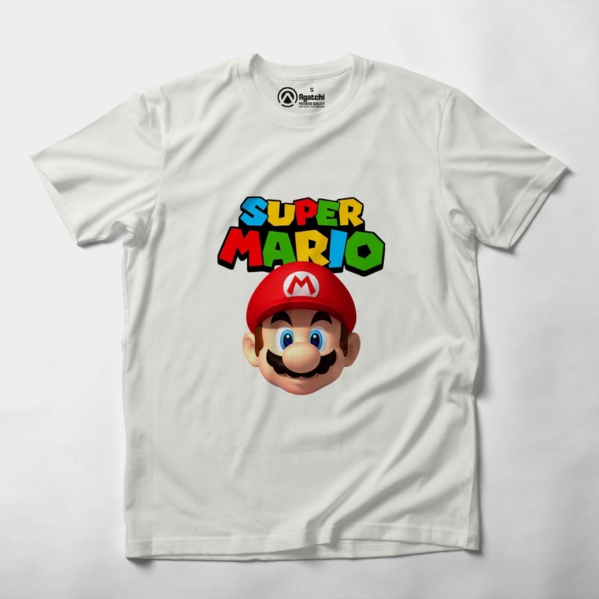 Kaos Atasan Anak Laki Laki Kids T Shirt Super Mario