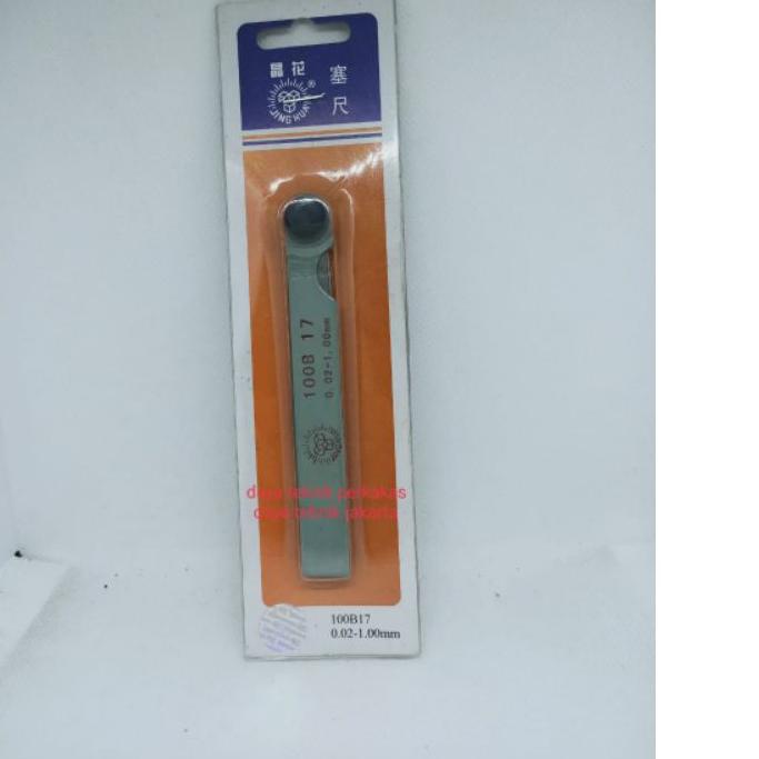 ☊ fuller gauge 0.02 - 1.00 - feeler gauge rrt - puller - feler alat ukur ketebalan Fuller puler rrt