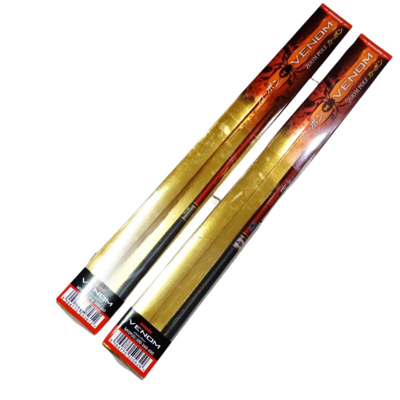 Joran Tegek Carbon Zoom Maguro Venom 360 dan 450 Ringan