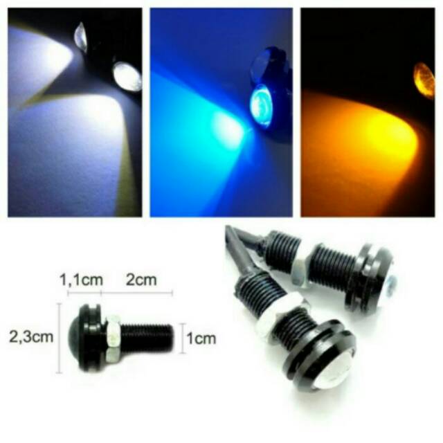 LAMPU LED DRL EAGLE EYE 23MM HARGA 1 PC - EG126