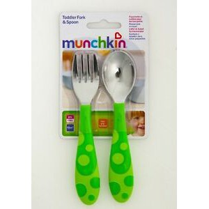 Munchkin Toddler Fork&amp;Spoon/sendok set 2401