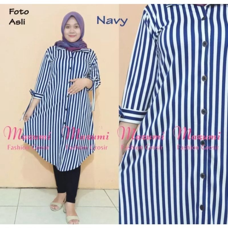 Mazumi Tunik Salur/ Tunik Salur Monalisa/ Long Tunik Kekinian