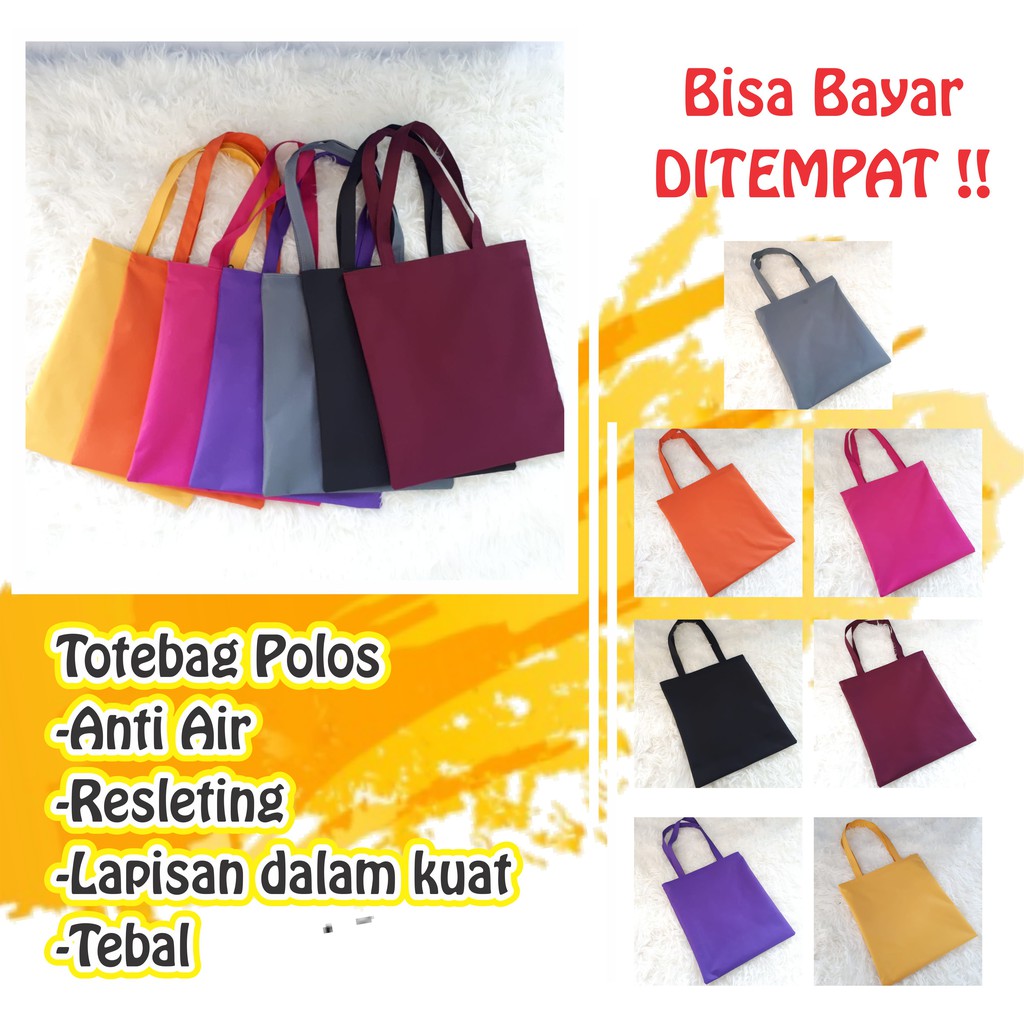 Totebag MURAH ll Semi kanvas ll ANTI AIR !!!