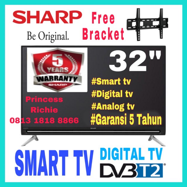 Sharp Led Smart tv 32 inch 32SA4500i | Shopee Indonesia