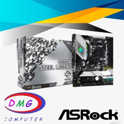 ASRock B550M Steel Legend AMD Ryzen (AM4, AMD B550, DDR4)