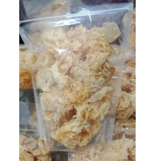 JAMUR SALJU 100GR - KUALITAS SUPER LEMBUT TIDAK KAKU DIMASAK - JAMUR ES -  BOKNI - WHITE FUNGUS